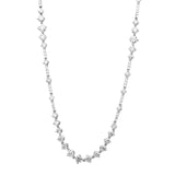 Collier 18 kt WG, 160 Brill. 5,53 ct, TW-vsi/si