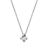 Collier 18 kt WG, 1 Brill. 0,15 ct, TW-si