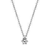 Collier 18 kt WG, 1 Brill. 0,15 ct, TW-si