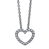 Collier 18 kt WG, 21 Brill. 0,05 ct, TW-si