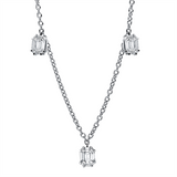 Collier 18 kt WG, 45 Dia. 2,23 ct, TW-vsi/si