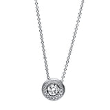 Collier 18 kt WG, 17 Brill. 0,22 ct, TW-si