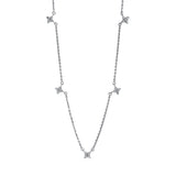 Collier 18 kt WG, 25 Brill. 0,31 ct, TW-si