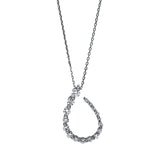 Collier 18 kt WG, 17 Brill. 0,23 ct, TW-si