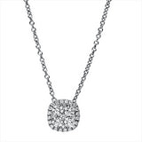 Collier 14 kt WG, 29 Brill. 0,40 ct, TW-si