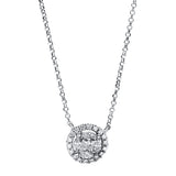 Collier 18 kt WG, mit ZÖ 38cm,40.5 cm, 1 Princ. 0,07 ct, TW-si, 4 Nav. 0,11 ct, TW-si, 22 Brill. 0,10 ct, TW-si