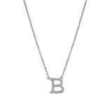 Collier 18 kt WG, mit ZÖ 38 cm & 40.6 cm, 25 Brill. 0,11 ct, TW-si
