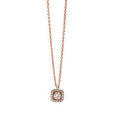 Collier 18 kt RG, 17 Brill. 0,18 ct, TW-si
