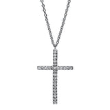Collier 18 kt WG, 27 Brill. 0,09 ct, TW-si