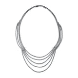 Collier 18 kt WG, 771 Brill. 28,84 ct, TW-vsi/si