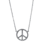 Collier 18 kt WG, 44 Brill. 0,26 ct, W-si