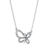 Collier 18 kt WG, 35 Brill. 0,18 ct, W-si