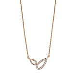 Collier 18 kt RG, 31 Brill. 0,20 ct, TW-vsi