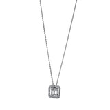 Collier 18 kt WG, 35 Fant-Schl. 0,20 ct, TW-si
