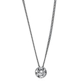 Collier 14 kt WG, 1 Brill. 0,40 ct, F-si