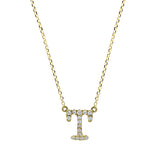 Collier 18 kt GG, 16 Brill. 0,08 ct, TW-si
