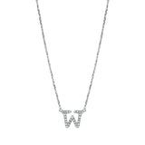 Collier 18 kt WG, 27 Brill. 0,11 ct, TW-si