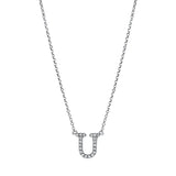Collier 18 kt WG, 20 Brill. 0,07 ct, TW-si