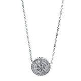 Collier 18 kt WG, 26 Trap. 0,12 ct, TW-si, 35 Brill. 0,23 ct, TW-si