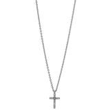 Collier 18 kt WG, mit Öse, 12 Brill. 0,03 ct, TW-si