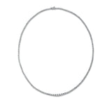 Collier 18 kt WG, 205 Brill. 5,86 ct, TW-si