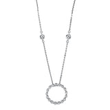 Collier 18 kt WG, 19 Brill. 0,43 ct, TW-si