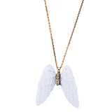 Collier 18 kt RG, 10 Brill. 0,08 ct, TW-vsi/si