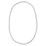 Collier 18 kt WG, 263 Brill. 7,31 ct, TW-si