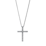Collier 18 kt WG, 16 Brill. 0,24 ct, TW-si