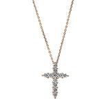 Collier 18 kt RG, 11 Brill. 0,63 ct, TW-si