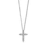 Collier 18 kt WG, 11 Brill. 0,63 ct, TW-si