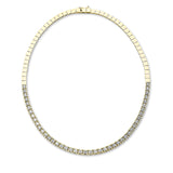 Collier 18 kt GG, 44 Brill. 5,35 ct, TW-si