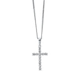 Collier 18 kt WG, 12 Brill. 0,25 ct, TW-si