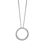 Collier 18 kt WG, 36 Brill. 0,35 ct, TW-si