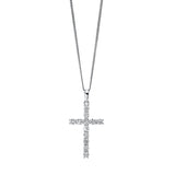 Collier 18 kt WG, 12 Brill. 0,50 ct, TW-si