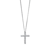 Collier 18 kt WG, 11 Brill. 0,50 ct, TW-si