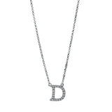 Collier 18 kt WG, mit ZÖ 38 cm & 40.6 cm, 21 Brill. 0,09 ct, TW-si