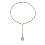 Collier 18 kt GG, 219 Brill. 8,30 ct, TW-vsi