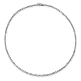 Collier 18 kt WG, 184 Brill. 12,00 ct, TW-si