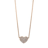 Collier 18 kt RG, 51 Brill. 0,15 ct, TW-si