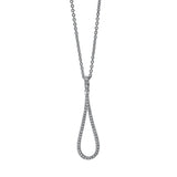 Collier 18 kt WG, 51 Brill. 0,15 ct, TW-si