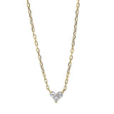 Collier 18 kt GG, mit ZÖ 40 cm + 43 cm, 3 Fant-Schl. 0,15 ct, TW-si