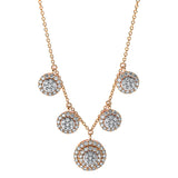 Collier 18 kt RG, 120 Brill. 0,76 ct, TW-si