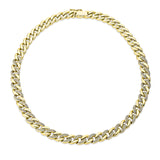 Collier 18 kt GG, 532 Brill. 3,03 ct, TW-si