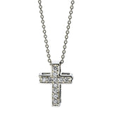 Collier 18 kt WG, 11 Brill. 0,18 ct, TW-si