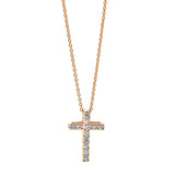 Collier 18 kt RG, 12 Brill. 0,23 ct, TW-si