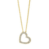 Collier 18 kt GG, mit ZÖ 40 cm, 22 Brill. 0,18 ct, TW-si