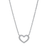 Collier 18 kt WG, 24 Brill. 0,20 ct, TW-si