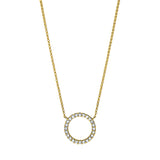 Collier 18 kt GG, 24 Brill. 0,24 ct, TW-si