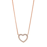 Collier 18 kt RG, 28 Brill. 0,20 ct, TW-si